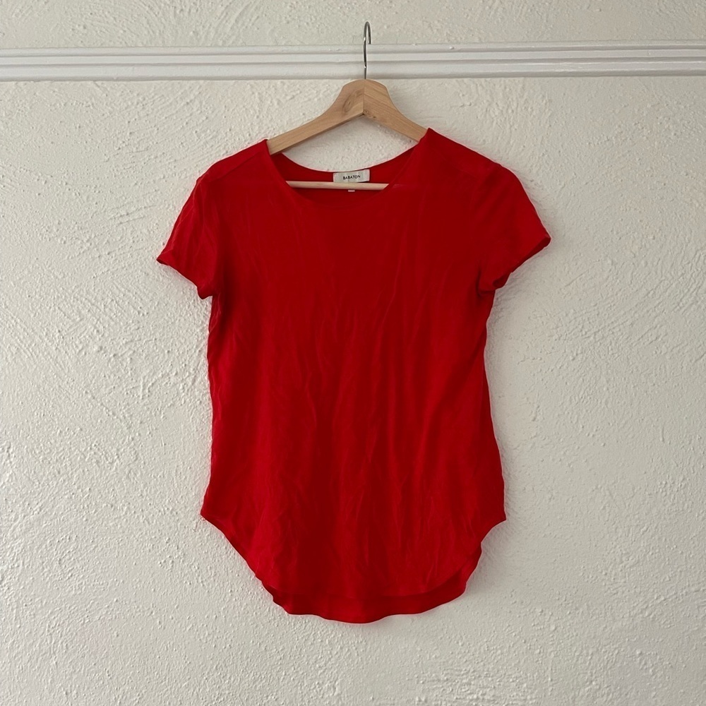 Aritzia | Babaton Red Tee​​​​​